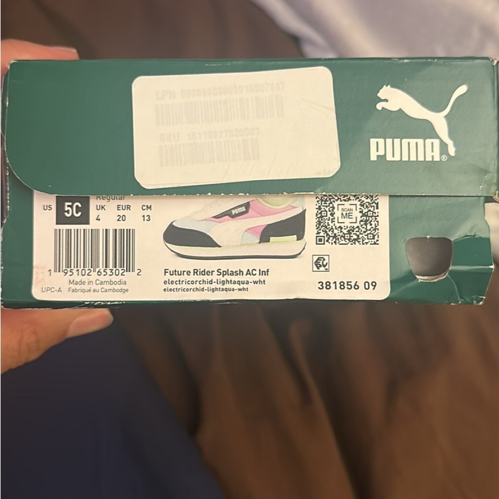 Puma Future Rider Infant Sneakers - Pink, Blue, White